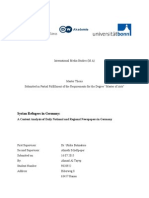 Syrian Refugees in Germany-A Content Analysis of Daily National and Regional Newspapers in Germany