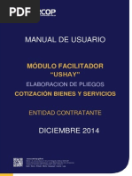 Manual USHAY - Pliegos - Cotización ByS - Entidades contratantes.pdf