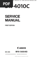 CANON DR-4010C Service Manual PDF