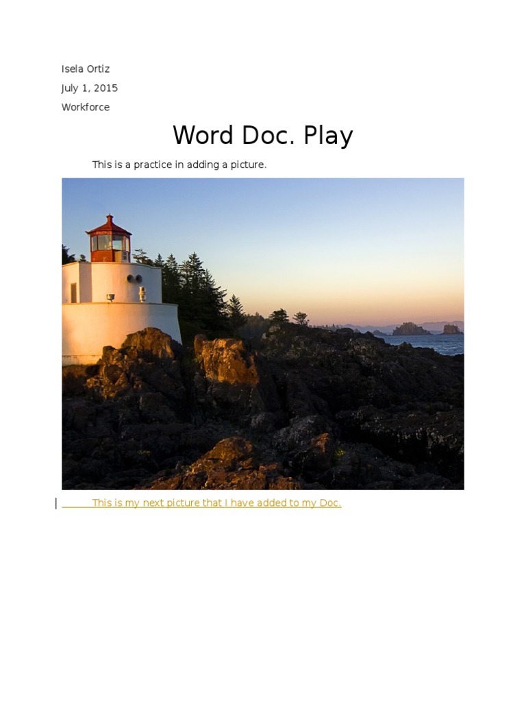 Word Doc Play | PDF | Self-Improvement