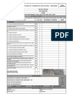 Check List - Trabalho Em Altura - Andaime