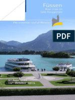 Boat Trips on Lake Forggen Fuessen Neuschwanstein