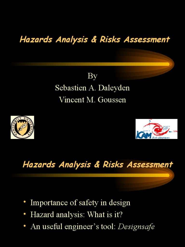 Hazard Analysis and Risk Assessment Guide | PDF