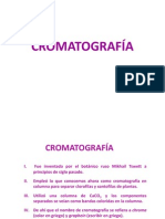 CROMATOGRAFÍA Generalidades