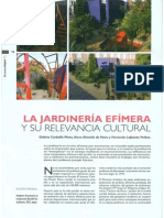 La Relevancia Cultural Del Jardín Efímero