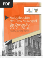 Actualizacion Plan de Desarrollo Municipal Huejutla 2012 2016