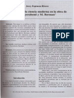 P. Feyerabend y M. Berman. Crítica de la ciencia