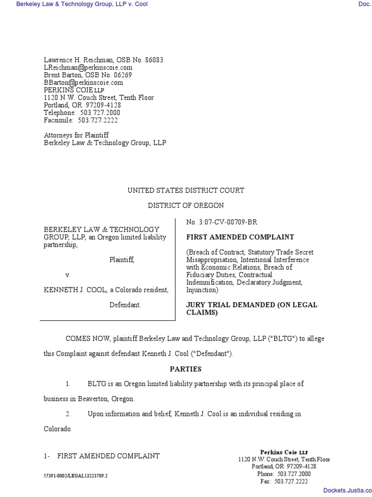 Berkeley Law & Technology Group, LLP v. Cool Document No. 5 PDF