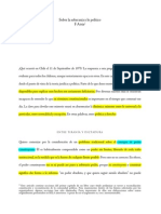 Atria, Fernando - Sobre La Soberanía y Lo Político