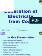 Generation of Electricity From Coal