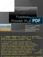 Layout of Thermal Power Plant