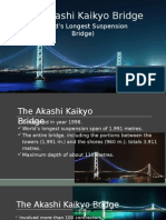 The Akashi Kaikyo Bridge: (World's Longest Suspension Bridge)