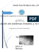 Informe Simulacion de Sistemas Lineales y No Lineales
