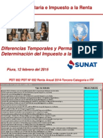 05 02 2015 Diferencias Temporales y Permanentes en La Dj Anual 2014