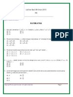 Latihan MTK Um Unair Ipa