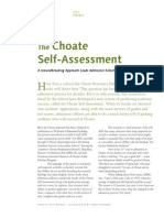 Choate Self Assessment - Self-Assessment - Bulletin - Feature