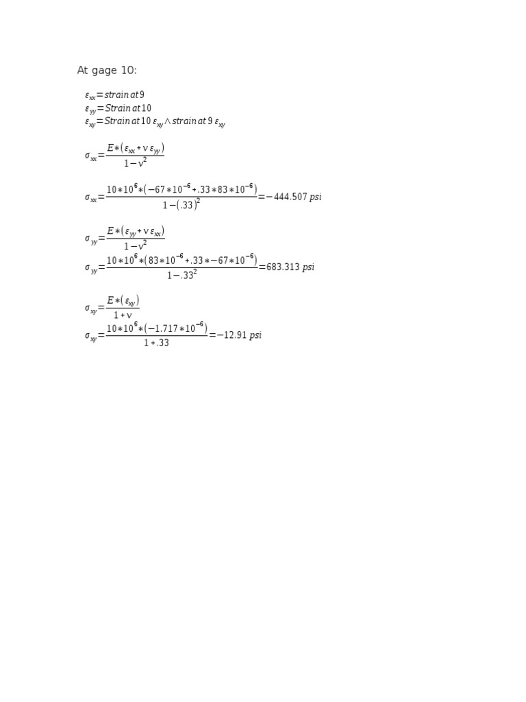ε strain at 9 ε Strain at 10 ε Strain at 10 ε strainat 9 ε σ E∗ (ε vε ...