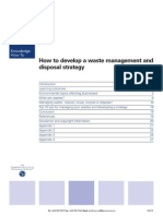 How To Develop A Waste Management and Disposal Strategy