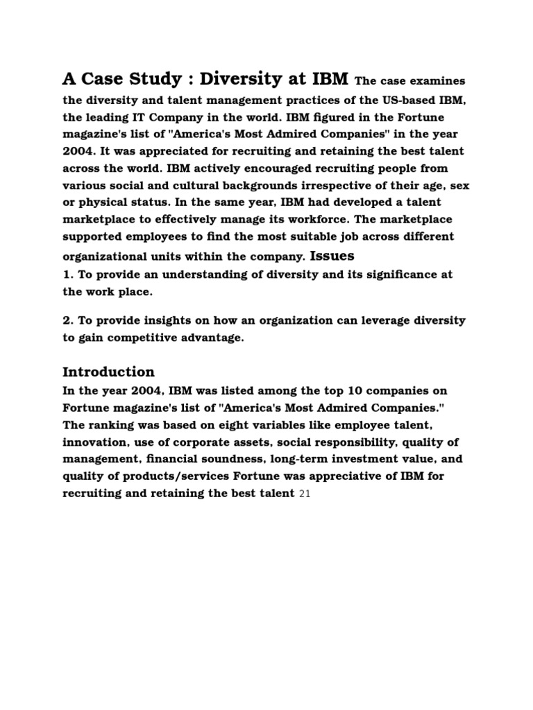 Ibm diversity statement image