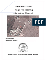 Fundamentals of Image Processing Lab Manual 2014 PDF
