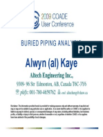 BURIED PIPING ANALYSIS - Al Kaye ppdfb07 PDF