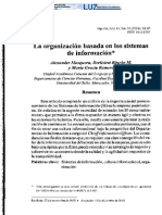 la oorganizacion basada en los sistemas de informacion