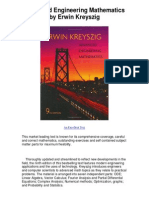 Advanced Engineering Mathematics by Erwin Kreyszig - Advanced Engineering Mathematics For Everyone!!!! PDF