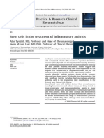 Stem Cells in the Treatment of Inflammatory Arthritis