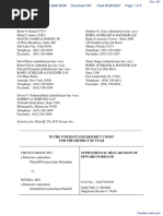 SCO Grp v. Novell Inc - Document No. 347