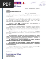 CARTA DE PRESENTACIÓN SERVICIOS PROFESIONALES INDEPENDIENTES