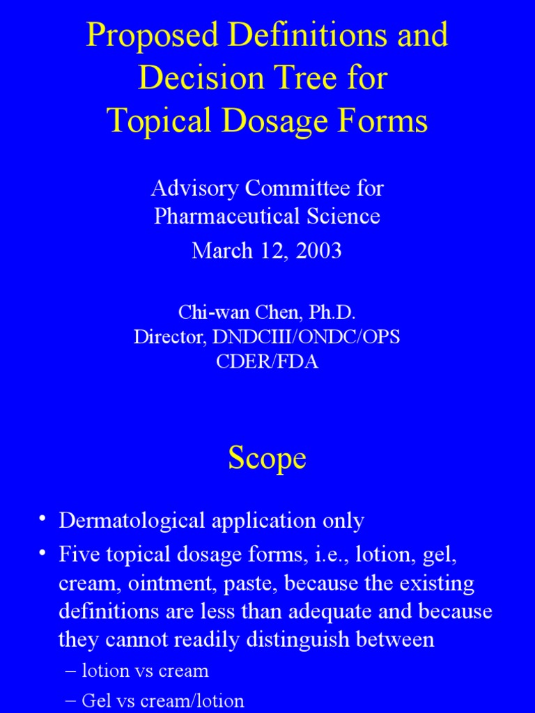 FDA PPT of Definitions Emulsion Suspension PDF Topical Medication Pharmaceutical Sciences