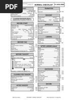 Boeing 767-300ER Normal Checklists | PDF | Flap (Aeronautics