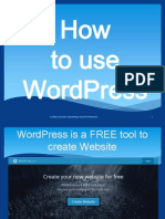 How To Use WordPress