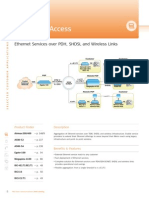 Ethernet Access: Ethernet Services Over PDH, SHDSL and Wireless Links