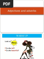 Adjectives and Adverbs Class 9