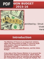 Union Budget 2015-16