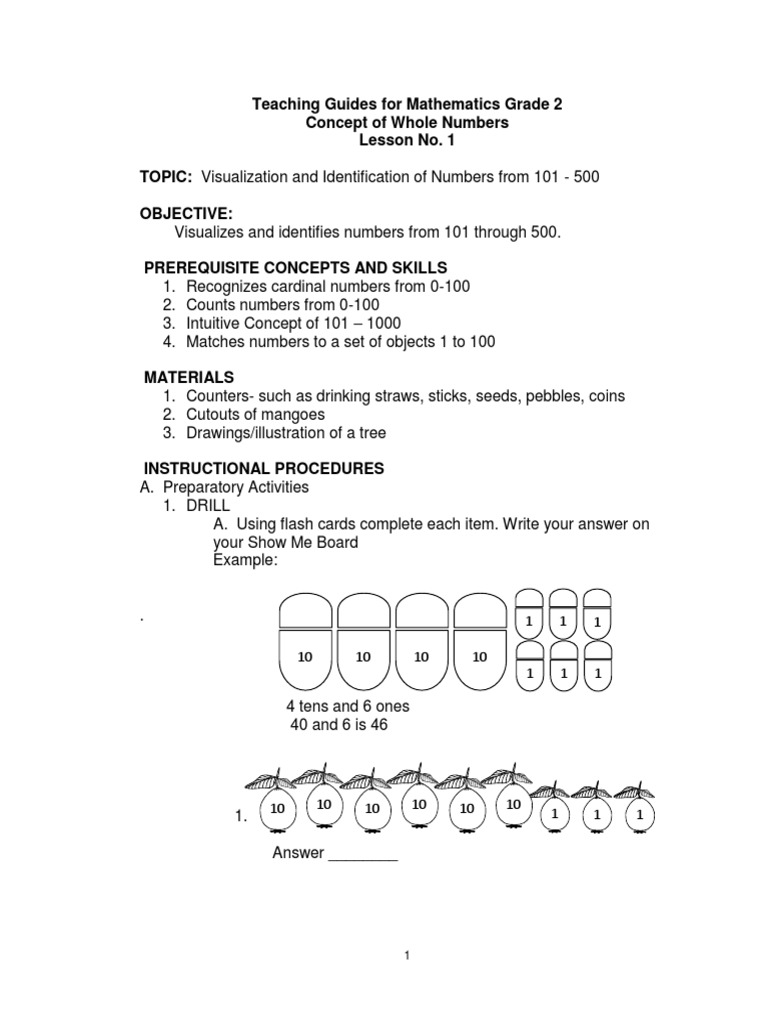 MATH TG (Part 1) | PDF | Reading (Process) | Equations