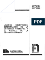 Covenin Líqidos Dielectricos Determinacion de La Viscosidad Cinematica 3627-00