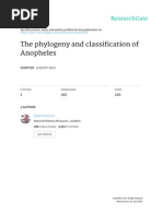 Phylogeny and Classification of the anopheles