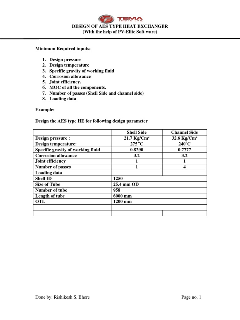 AES Heat Exchanger Design Guide | PDF | Screw | Heat Exchanger