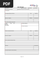 GSTD Problem Report Template | PDF