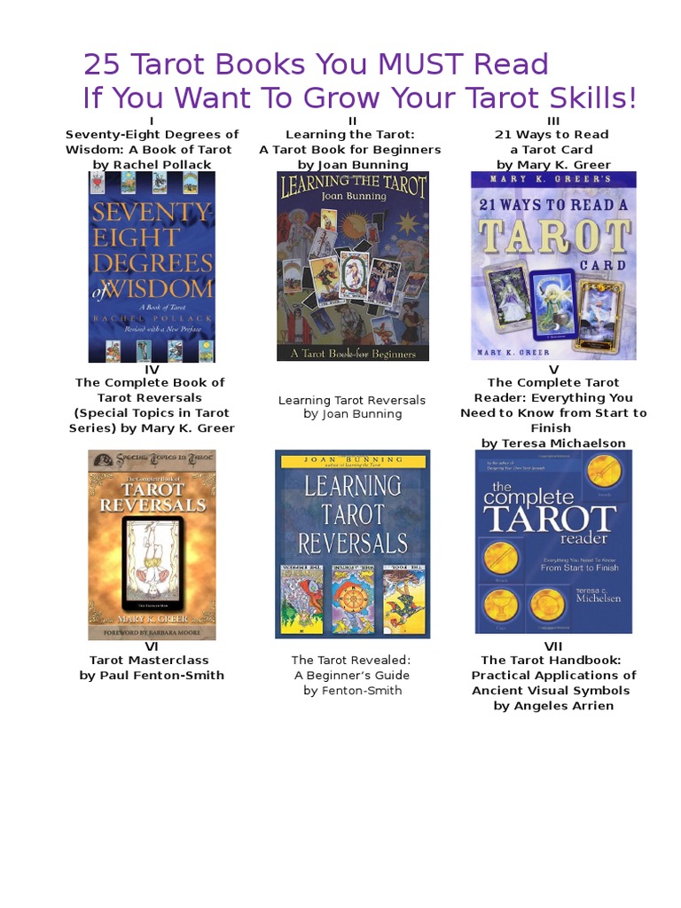 Best Tarot Book 25 Tarot Playing Cards