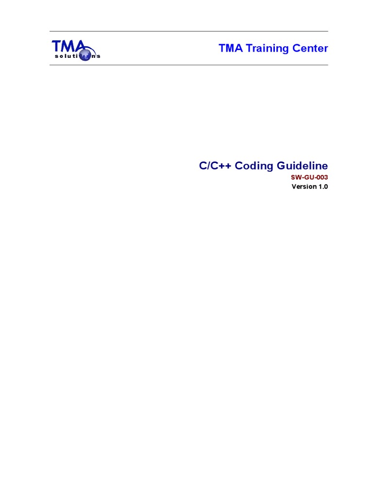 C&C++Coding Guideline | C (Programming Language) | C++ image.