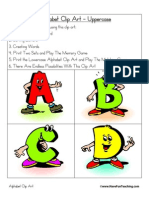 Alphabet Clip Art