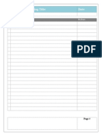 Meeting Notes Template