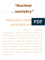 Nuclear Chemistry