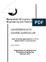 IPE Syllabus 2010-11 BUET