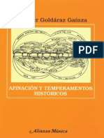 GAÍNZA Afinación y Temperamentos Históricos