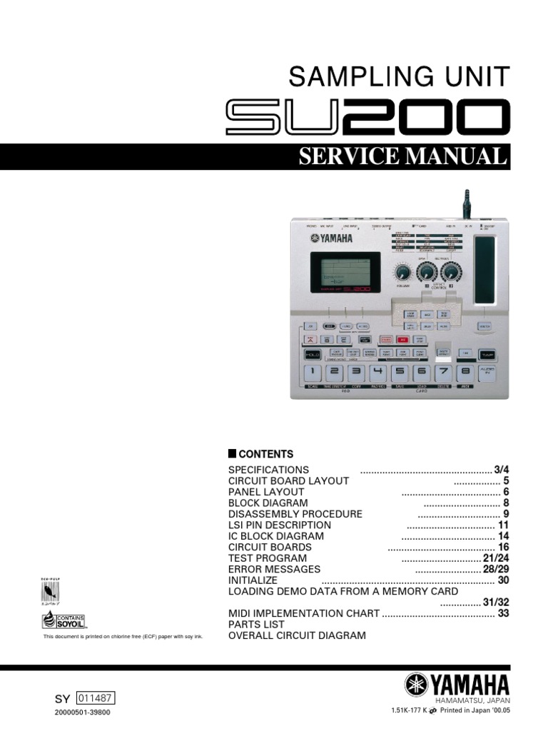 YAMAHA SU２００ Yamaha su 200 Quick run thru of features - YouTube