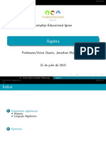 Lenguaje Algebraico PDF